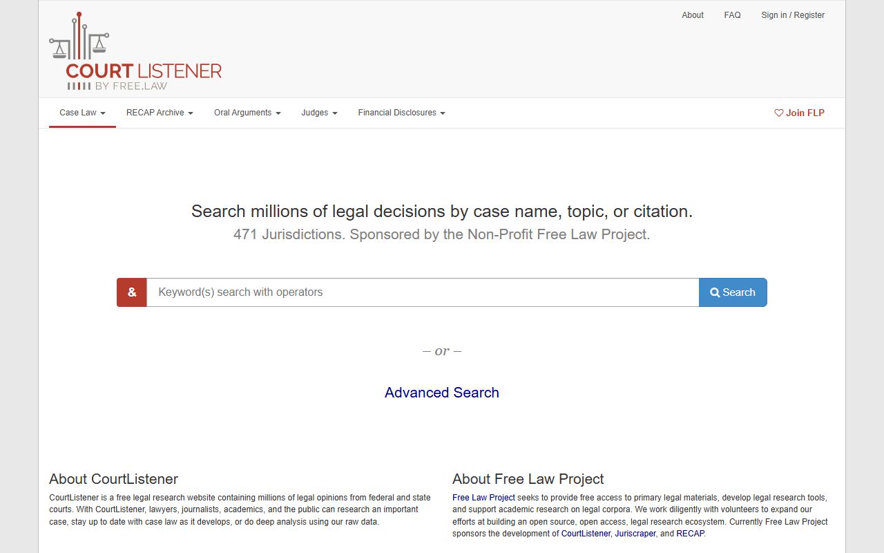Pickens County court records secondary CourtListener access