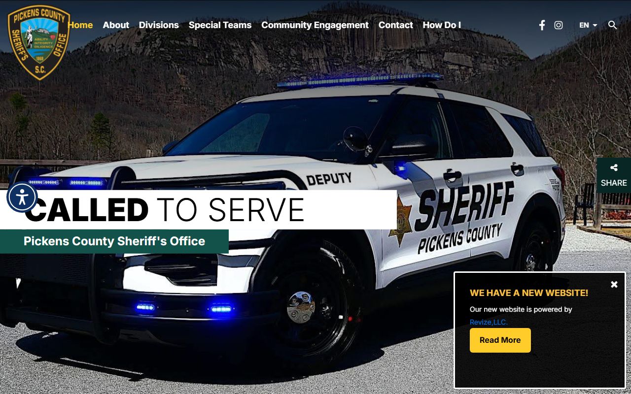 Pickens County sheriff and court records access