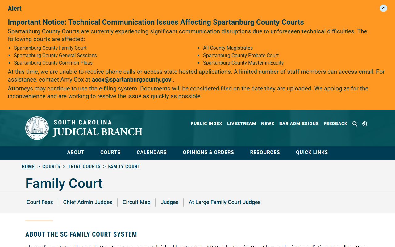 Pickens County marriage and divorce records South Carolina Family Court overview